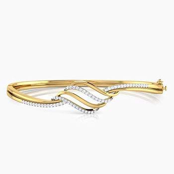 Lorra Curved Diamond Bracelet