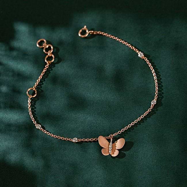 Butterfly charm bracelet best sale
