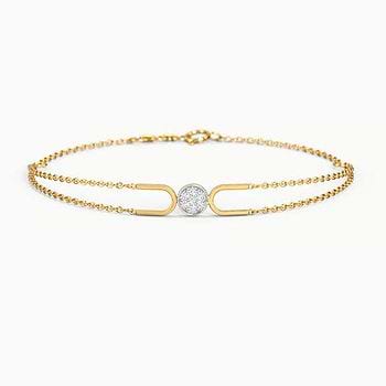 Elia Hug Diamond Bracelet