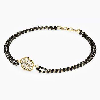 Aanya Diamond Mangalsutra Bracelet