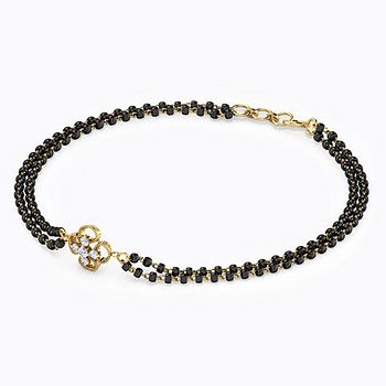 Shelly Diamond Mangalsutra Bracelet