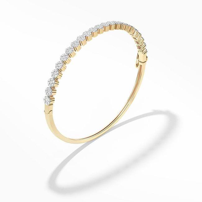 Shop Monte Carlo Fancy Shape Diamond Bracelet in 18K White Gold Online