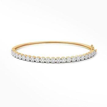 Elegant Cluster Diamond Bracelet