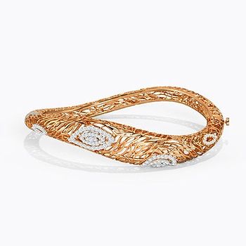 Batino Wood Grain Diamond Bracelet