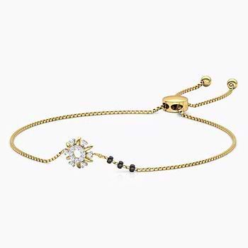 Aashi Diamond Mangalsutra Bracelet