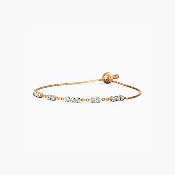 Diamond Array Adjustable Bracelet