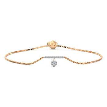 Dangling Adjustable Diamond Bracelet