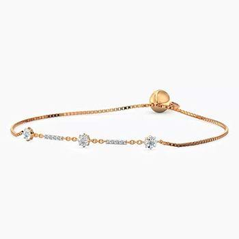 Orb Miracle Plate Diamond Adjustable Bracelet