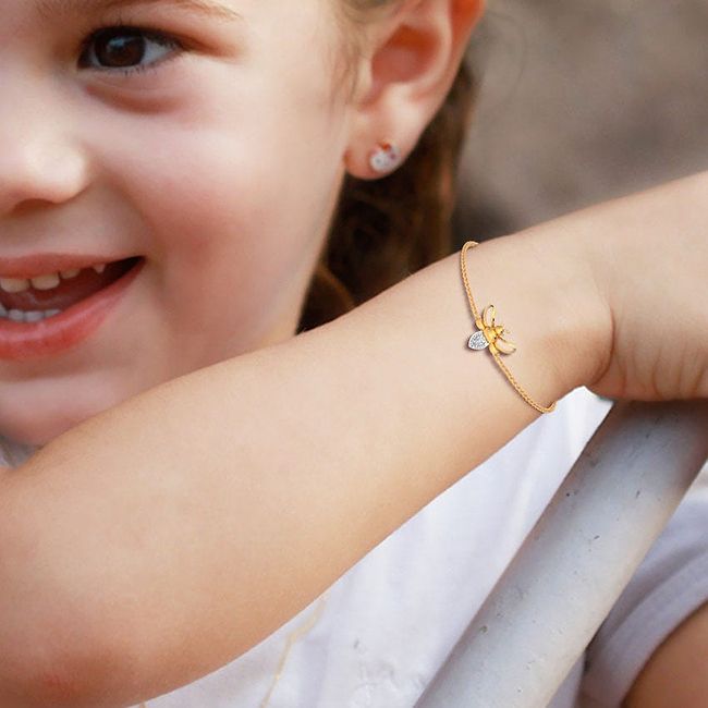 Diamond bracelet baby girl hotsell