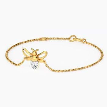 Bumblebee Kids' Diamond Bracelet