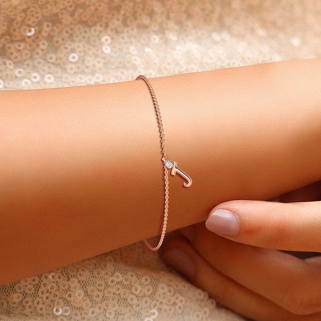 J charm bracelet deals