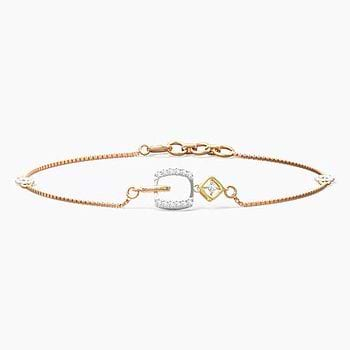 Juliet Geometric Diamond Bracelet