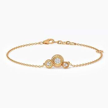 Lena Triad Diamond Bracelet