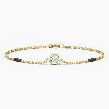 Isha Diamond Mangalsutra Bracelet