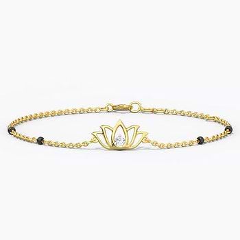Ahana Diamond Mangalsutra Bracelet For Women
