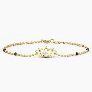 Ahana Diamond Mangalsutra Bracelet