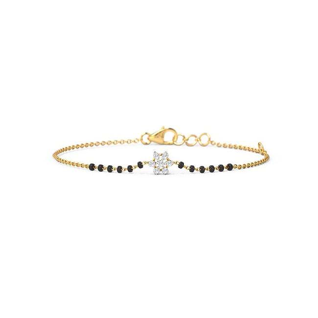 Mangalsutra bracelet gold tanishq sale