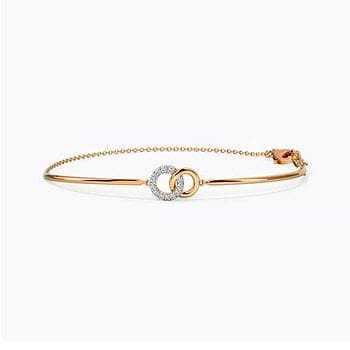 Duo Interlinked Diamond Bracelet