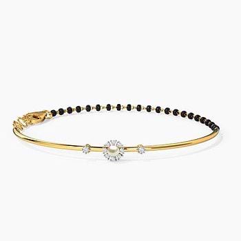 Ishya Diamond Mangalsutra Bracelet