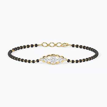 Shrija Diamond Mangalsutra Bracelet