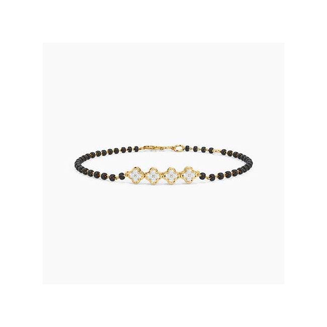 Double Line Golden Layered Hand Mangalsutra Bracelet at Rs 149