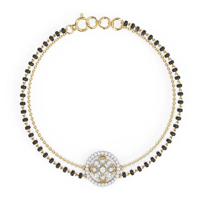 Diamond hand mangalsutra sale