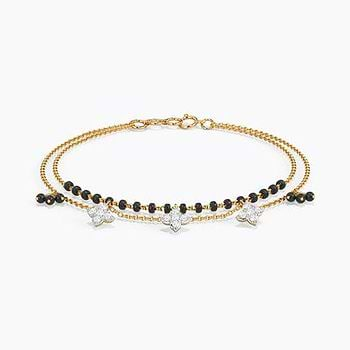 Asika Diamond Mangalsutra Bracelet