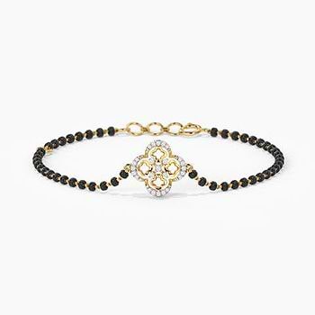 Neysha Diamond Mangalsutra Bracelet