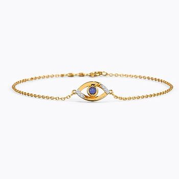 Anna Smart Evil Eye Gemstone Bracelet