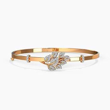 Menon Leaf Diamond Bracelet