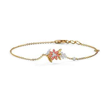 Captivating Flora Diamond Chain Bracelet