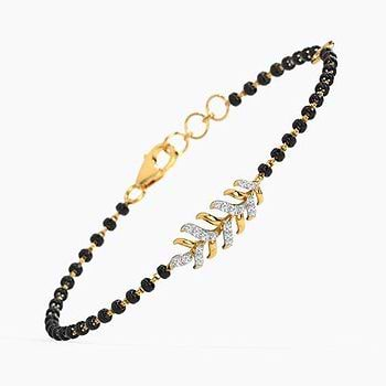 Parna Diamond Mangalsutra Bracelet