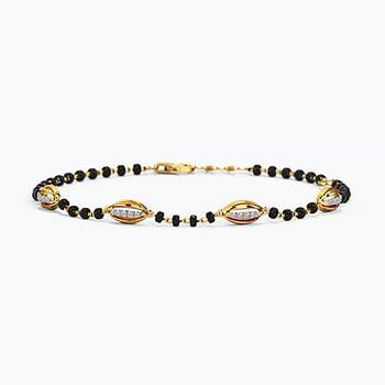 Thema Diamond Mangalsutra Bracelet