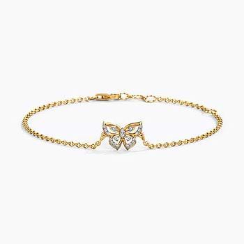 Fluttering Papillon Diamond Bracelet