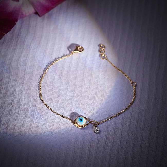 Caratlane evil eye bracelet sale