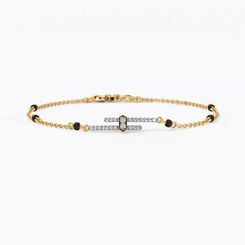 Callia Diamond Mangalsutra Bracelet