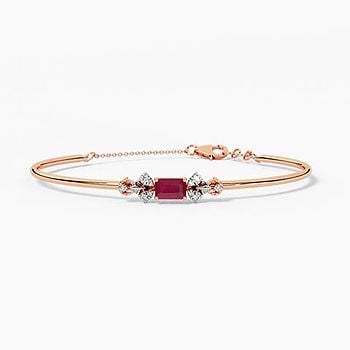 Gardenia Bloom Gemstone Bracelet