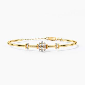 Linear Spark Diamond Bracelet