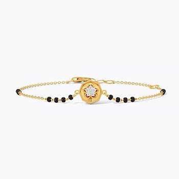 Circlet Diamond Mangalsutra Bracelet