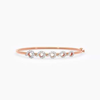 Entwine Diamond Oval Bracelet
