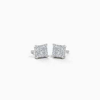 Isla Dazzle Diamond Stud Earrings