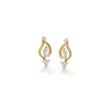 Trista Diamond Stud Earrings