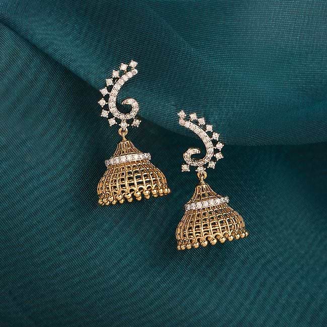 Caratlane earrings jhumka best sale