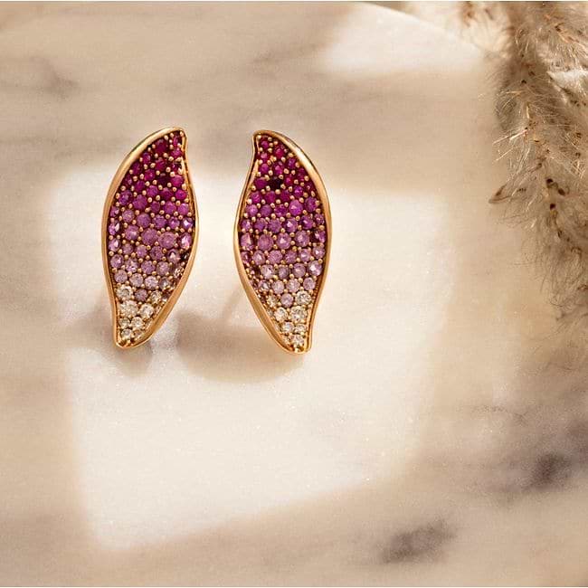 Caratlane shop ruby earrings
