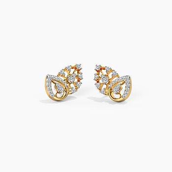 Pretty Petal Gemstone Stud Earrings