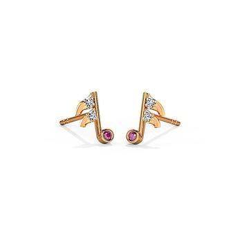 Melody Diamond Stud Earrings