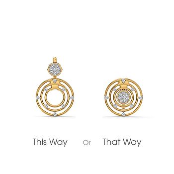 Dress Up or Dress Down Diamond Earrings