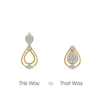 Yoga Mat to Dance Floor Diamond Earrings