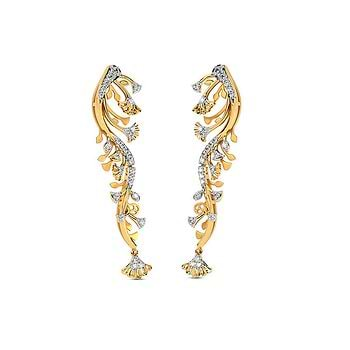 Utsav Layers Delonix Regia Drop Earring