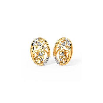 Utsav Layers circular stud Earring